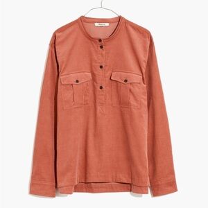 Madewell Corduroy Utility Popover Shirt small *Like New*